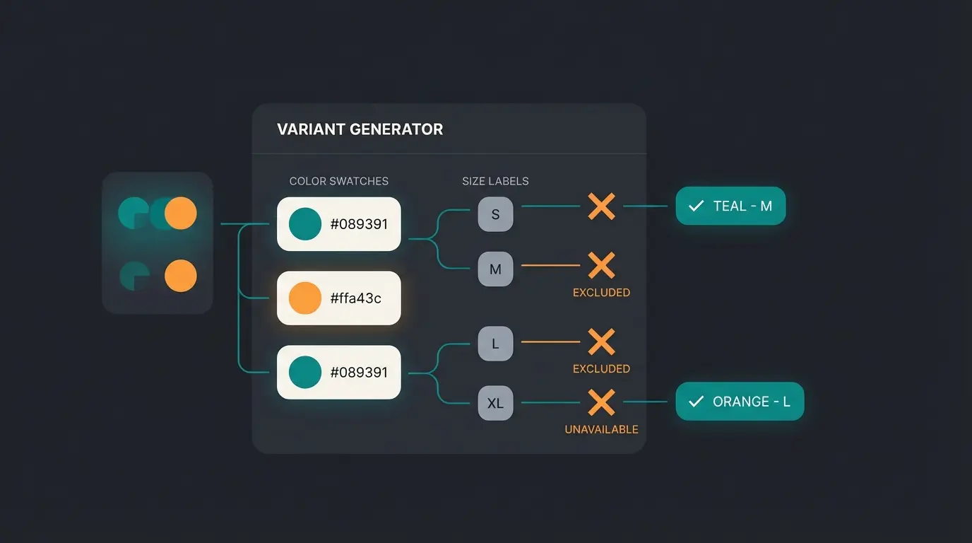 Shopware Varianten-Generator mit Eigenschaftsauswahl und Ausschluss-Logik