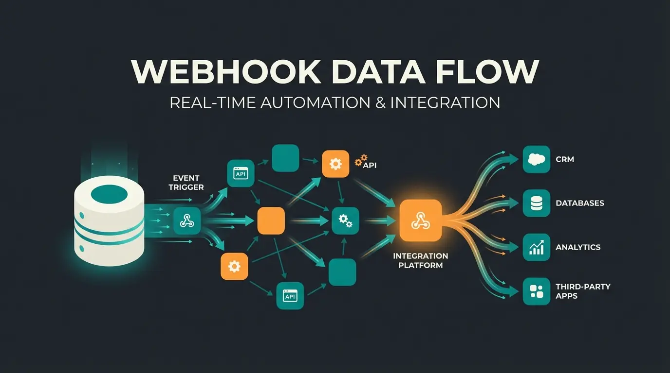 Webhooks Intercom integration architecture diagram showing data flow between Intercom and AI systems