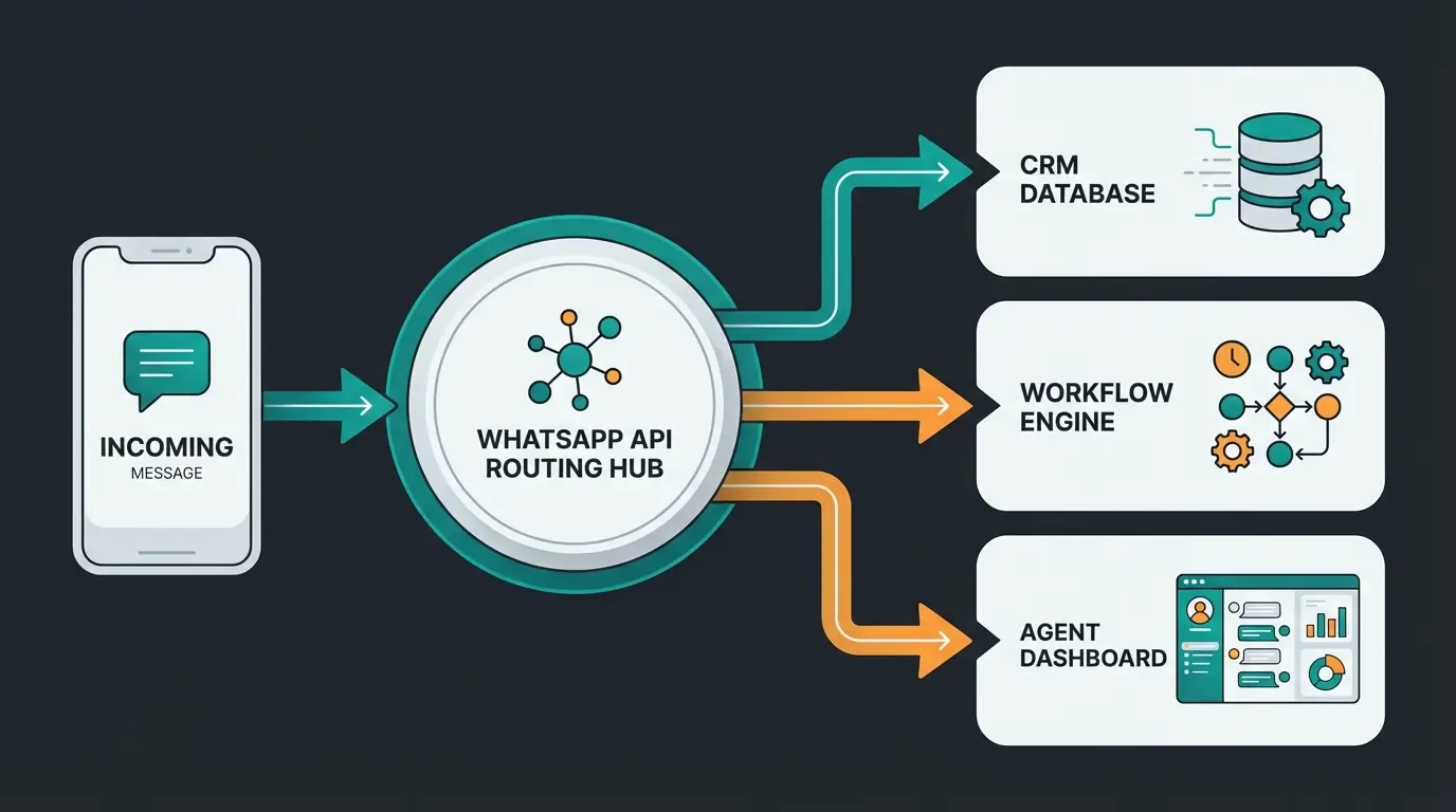 WhatsApp Business API Integration mit CRM Routing und Workflow-Automatisierung