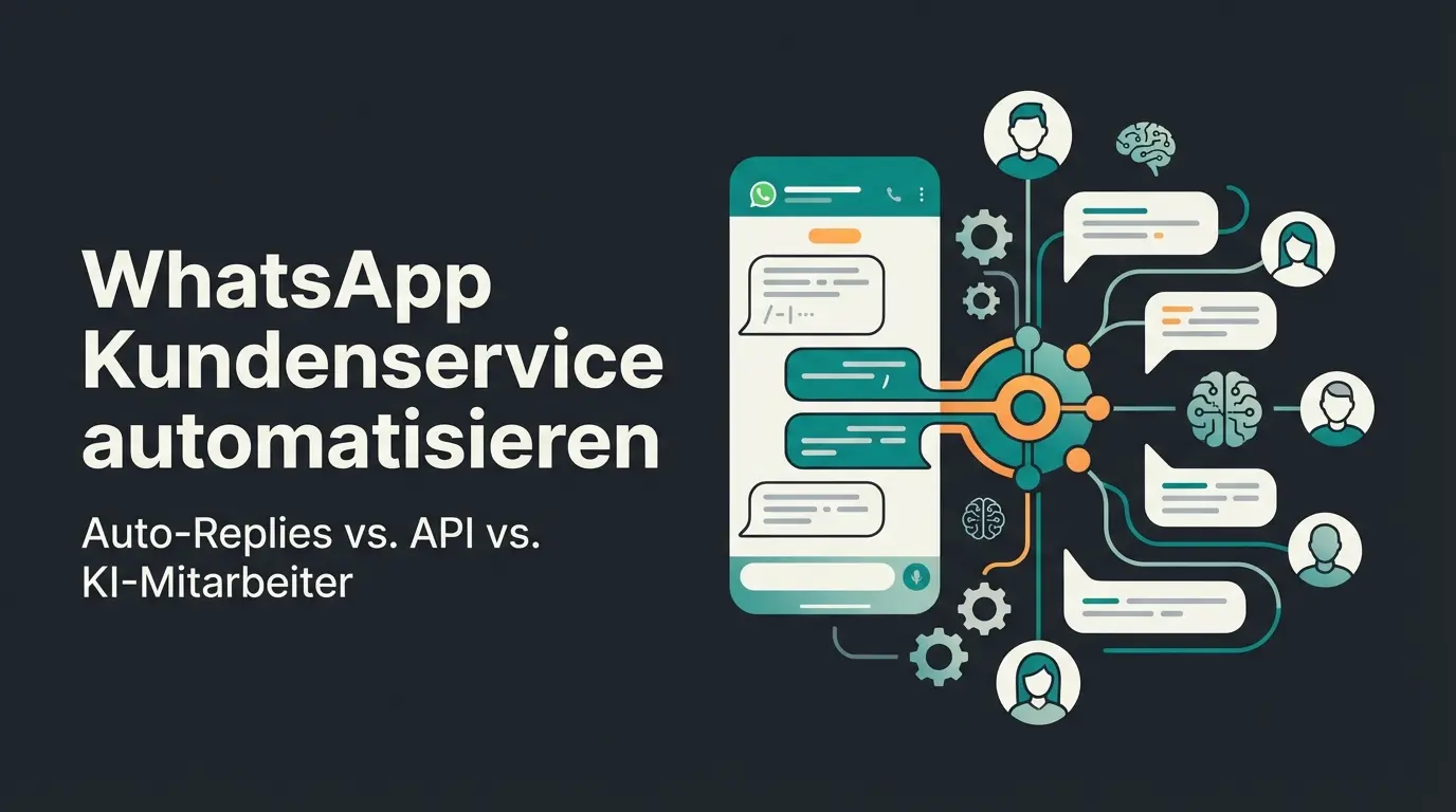 WhatsApp Kundenservice automatisieren: 3 Wege