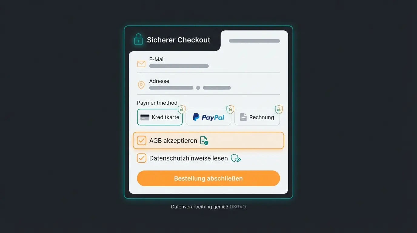 WooCommerce Checkout DSGVO-konform: Checkboxen, SSL und Zahlungsanbieter-Transparenz